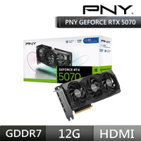 PNY GeForce RTX 5070 顯示卡 RTX5070 超頻三風扇 GPU