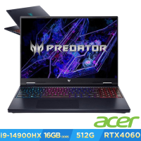 Acer 宏碁 Predator Helios Neo PHN16-72-93J4 16吋電競筆電(i9-14900HX/16GB/512GB/RTX 4060/Win11)