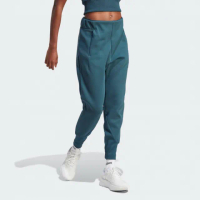 【adidas 愛迪達】長褲 女款 運動褲 W Z.N.E. PT 藍綠 IN5142