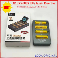 AIXUN S-DOCK Awrt IBUS 7 IN1 Adapter restor tool for Ibus Apple Watch S1 S2 S3 S4 S5 S6 restoring iWatch Test stand repair tool