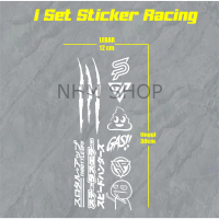 stiker set cakar uk 30 cmx12cm, stiker gass, stiker, sp, stiker fucek, stiker speed hunter Sticker P