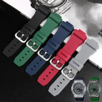 For G-Shock Casio GM-2100 GM-S2100 GA-2100 Watch Band accessories GM-5600/GA5600 silicone wristband men's sports waterproof