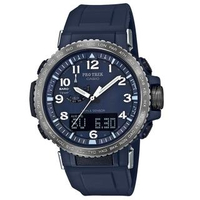 【CASIO 卡西歐】PRO TREK 登山錶系列/高度溫度氣壓方位偵測/6局電波接收/47mm/雙錶帶組合(PRW-50YFE-2A)