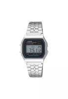 Casio Vintage Men Digital Watch A159W-N1 Silver Stainless Steel Strap