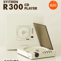 Syitren R300 Portable Pure CD Player High Quality Wireless Bluetooth HIFI Album Player Rechargeable MP3 Walkman Optical Output