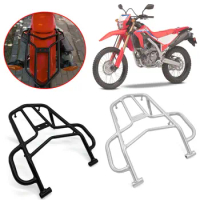 CRF 300L 250L Motorcycle Rear Seat Luggage Rack With Handle Grip Luggage Support Shelf For Honda CRF300L CRF250L Rally 2021-2023