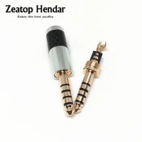 5Pcs High Quality 4.4mm 5 Pole Male Headphone Pin Plug Audio Adapter For Sony PHA-2A TA-ZH1ES NW-WM1Z NW-WM1A AMP Player