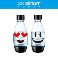 Sodastream水滴型專用水瓶 500ML 2入(Emoji)