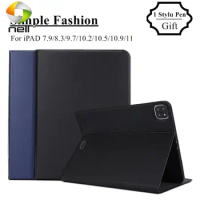 For iPad 9th Generation Case Stand Protective Funda for Ipad 9 8 7 6 5 9.7 2018 Mini 6 Air 2 3 4 5 10th Gen Pro 11 2022 Cover