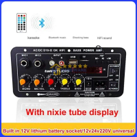 TaffSTUDIO Audio Amplifier Karaoke Bluetooth with Digital Screen - D10