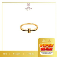 Cincin Emas Tiffany Wire Style CRM BZ 16K Terkini - Sinar Fajar