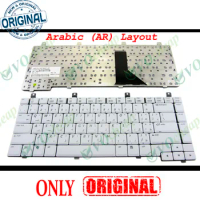 New AR Notebook Laptop Keyboard for HP Compaq Presario M2000 R3000 R4000 V2000 V5000 C300 C500 GREY White Arabic - K031802A1 AR