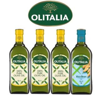 【Olitalia奧利塔】純橄欖油x3+玄米油x1(1000mlx4瓶-禮盒組)