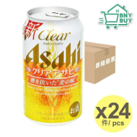 Asahi 清澈朝日 啤酒 350ml x 24 酒精含量5% 4901004008190
