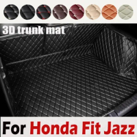 Car Trunk Storage Mats For Honda Fit Jazz GK3 4 5 6 7 2014 2015 2016 2017 2018 2019 2020 Dedicated Mat Accessories