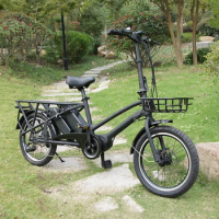 36V 350W Cargo Electric Bike e bike mini bicycle foldable ebike CE/EN15194 Approved