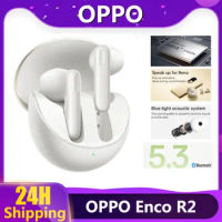 2023 New OPPO ENCO R2 Earphone Wireless Bluetooth 5.3 Earbuds AI Noise Cancelling HIFI 5 IP54 For OPPO Reno 10 Pro