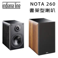 Indiana Line NOTA 260 X 書架式揚聲器/對-黑橡木