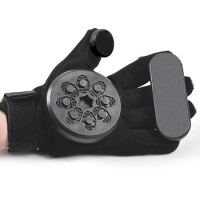 1 Pair Skateboard Drift Gloves Longboard Downhill Slide Armguard Gloves Cycling Full Finger Protection Gloves Durable Black