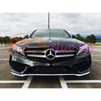 賓士 W205 C300 C250 改C63 AMG樣式 前保桿 後保桿 側裙 素材 空力套件