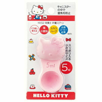 小禮堂 Hello Kitty 造型珪藻土計量匙 調味匙 茶匙 乾燥劑 吸濕消臭 5ml (粉 大臉)