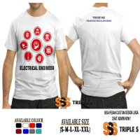 Bagus KAOS ELECTRICAL ENGINEER TRUST ME I M A ELECTRICAL ENGINEER KAOS PROFESI SABLON DEPAN-BELAKANG