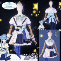 Vtuber Hoshimati Suisei Cosplay Costume Halloween Anime Cosplay Women Role Play Party Dress Lovely Costume
