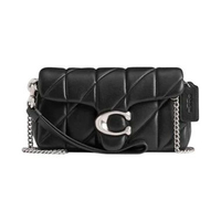 Coach Tabby Wristlet with Pillow Quilting Black Black