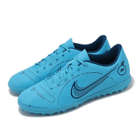 Nike 足球鞋 Vapor 14 Club TF 男鞋 藍 皮革 包覆 抓地 適用人工短草地 運動鞋 DJ2908-484