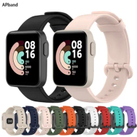 silicone Strap For Xiaomi Mi Watch Lite band Global Version Replacement watchband Bracelet mi watch 