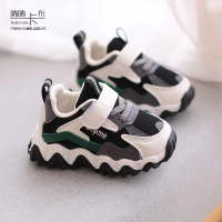 2025 Spring Summer Baby Soft Sole Walking Shoes Boys Toddler Dad Sports Mesh Shoes Girls Baby Shoes 