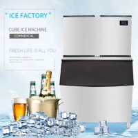 Iceler Mesin Es Batu Kristal Commercial Ice Make 700Kg/24Jam Ice Cube Machine 700 Kg