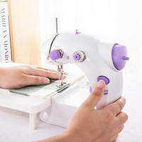 縫紉機家用迷你小型全自動多功能吃厚手持微型臺式電動家用縫衣機 萬事屋 雙十一購物節