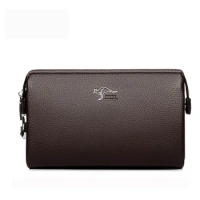 wallet Men's clutch bag anti-theft password lock male wallet business carteira antifurto mobile phone bag mens leather genuine