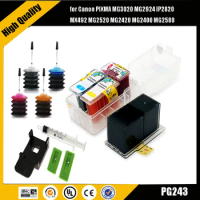 Einkshop smart cartridge rifll kit for canon PG 243 CL 244 ink cartridge For canon pixma TS3300 printer