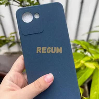 Soft Case Realme C30, C30s Silikon Slim Matte Silikon Sandstone C30 Biru Tua
