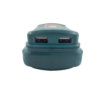 Portable Power Bank Dual USB Converter Small lamp Power Source for Makita 14.4V 18V Lithium Battery Charger Adapter Converter
