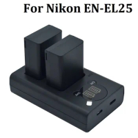original 1250mAh EN-EL25 EN EL25 replacement Battery For Nikon Z50 ZFC Z 50 Z FC MH-32 Camera For nikon el25