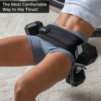 Hip Thrust Weight Belt Hip Bridge Trainer Men Women Fitness Training Hip Waist Abdominal Strength As