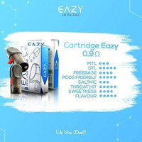 EAZY POD CARTRIDGE - 0.9 Ω (PACK)