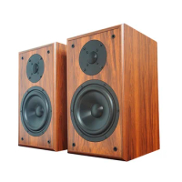 200W 4-6.5 Inch Bookshelf Speakers Wooden Hifi High-fidelity Home Theater System Music Sound Equipment Amplifiers Speaker