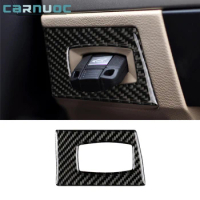 For BMW 3 Series E90 E92 E93 2005-2012 Carbon Fiber Keyhole Stickers Frame Trim Car Interior Decorative Accessories