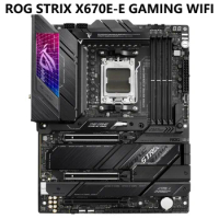 ASUS ROG STRIX X670E-E GAMING WIFI 6E Socket AM5 LGA 1718 AMD Ryzen 7000 Gaming Motherboard 18+2 Power Stages, PCIe 5.0, DDR5