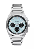 Fossil Fossil Men's Everett Chronograph Watch ( FS6105 ) - Quartz, Silver Case, Round Dial, 18 MM Si