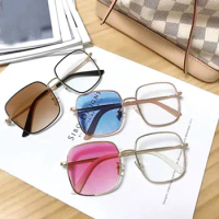 Photochromic Glasses Fashion Myopia Reading Glasses Transparent Eyeglasses 0 To - 6.0 Sun Glasses Metal Frame Glasses