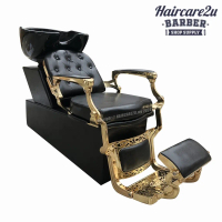 Royal Kingston K-992 Barber Golden Frame Salon Shampoo Bed (Limited Edition)