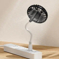 Small Usb Fan USB In-line Silent Office Table Cooling Fans Usb Fan Adjustable Office Desk Fan Summer Portable Fan 5V 5W