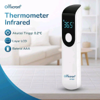 TaffOmicron Termometer Suhu Badan Digital Thermogun Infrared Dual Mode IR-FM01 Akurasi Tinggi 0.2°C 