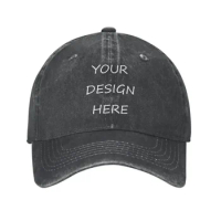 Custom Your Photo Logo Text Print Baseball Cap Women Men Personalized Adjustable Adult Your Design Here DIY Dad Hat Spring