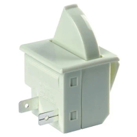 2pcs White Normal Closed Refrigerator Door Control Switch 6A Electrical Power Push Button Switch 2pins Limited Gate Switch 250V